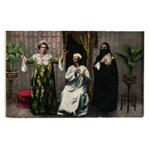 Cairo Egyptian Dancing Women Vintage Postcard Serie 646 By Cairo Trust Publisher